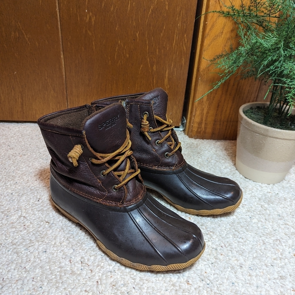 Sperry Top Sider Women's Leather Duck Boot